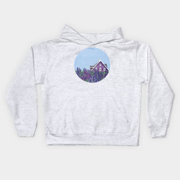 The Purple House Kids Hoodie by KatherineBlowerDesigns